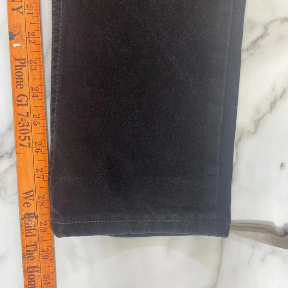 Levi's 512 Vintage‎ 99’ Slim Fit Straight Leg Jeans Womens Sz 7 M 25 Black Denim - Picture 9 of 11